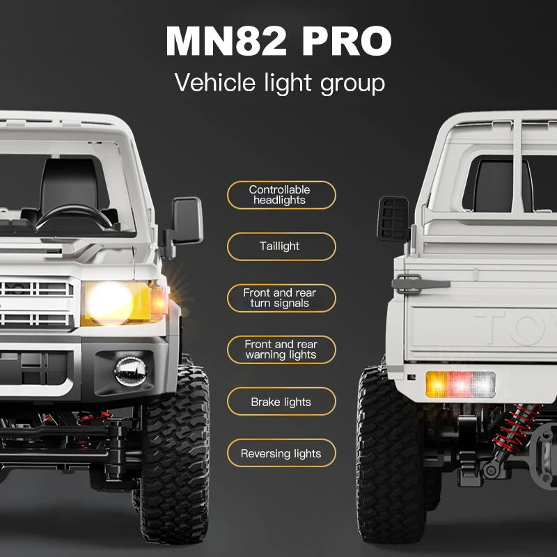 ZWN 1:12 Full Scale RC CAR MN82 Upgraded MN82 PRO Controllable