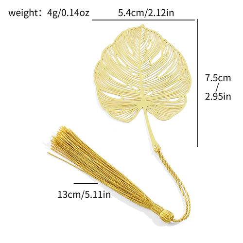 Chinese Style Handmade Book Mark Golden Rose Lotus Flower Bookmarks