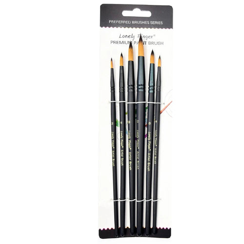 6pcs Artist Paint Brushes Set Artist Paintbrushes For Acrylic Oil