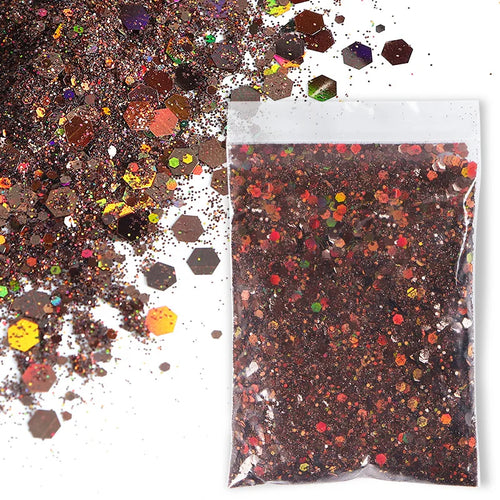 30g/Bag Holographic Chunky Glitter Craft Glitter Powder Mixed Chunky