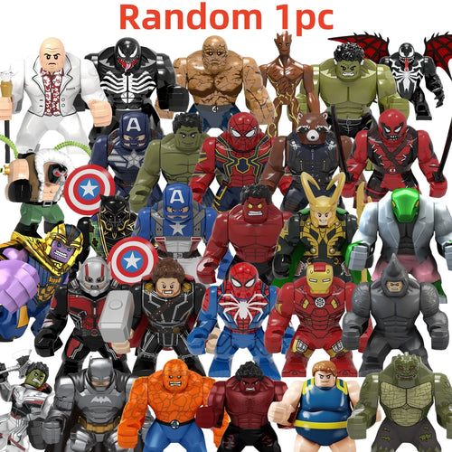 Blind Box Mini Building Blocks PG1806 Figures Big Goblin Spiderman