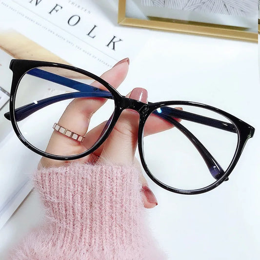 1PC  simple anti-blue light glasses ladies sunglasses ultra light