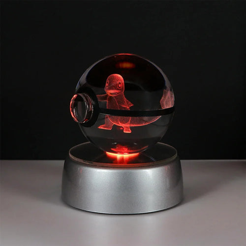 Pokemon Crystal Ball Pikachu Gengar Eevee Mewtwo Lacario Anime Game