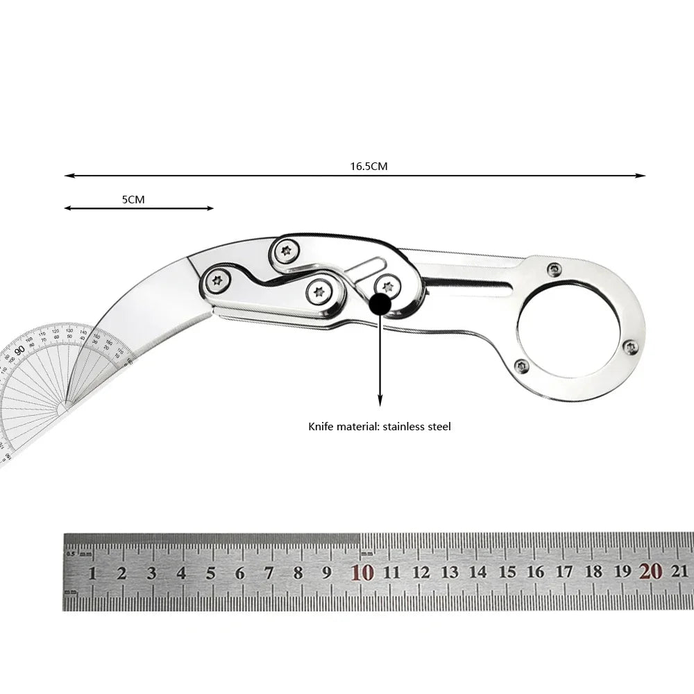 All-steel Claw Mechanical Knives Tactical Multifunction Outdoor Self