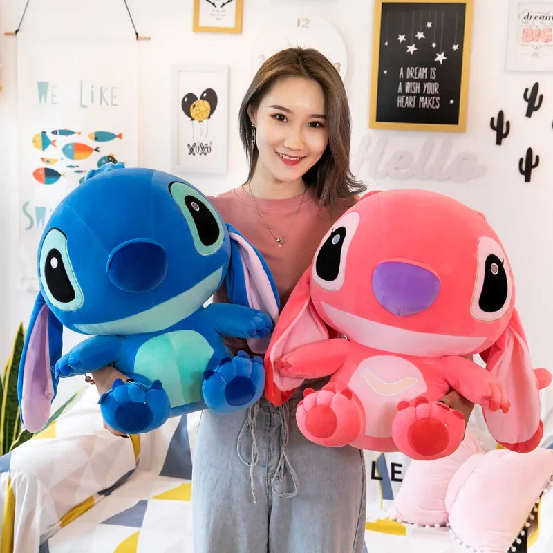 20-60cm Giant Size Lilo & Stitch Couple Models Cartoon Stuffed Plush