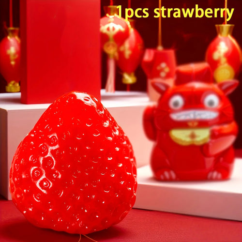 1Pc Squishy Big Strawberry Squeeze Toy Kids Soft Pinch Fruit Pop