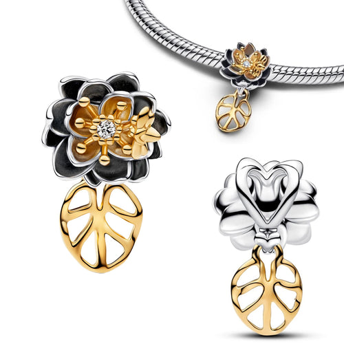 New 925 Sterling Silver Charms Heart Bee Flower key Lock Earrings