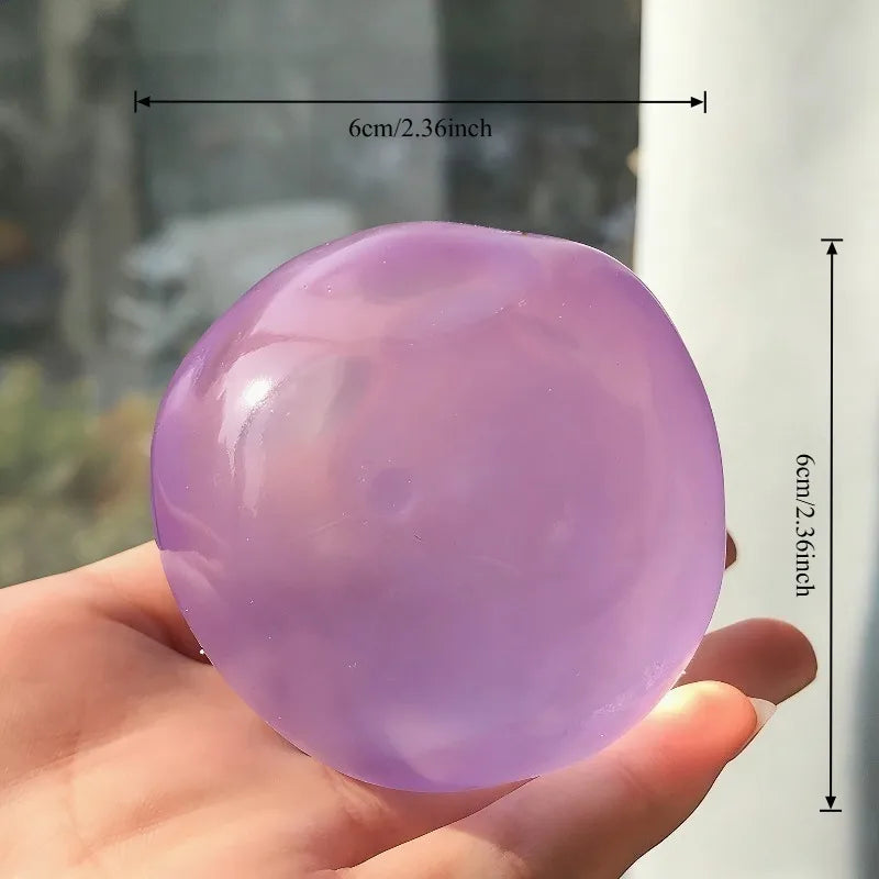 Squishy Plasticity Mochi Fidget Toys Transparency Coconut Oil Maltose