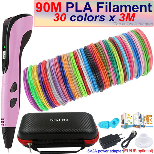 New Children's 3D Pen 3D Printing Pen with LCD Screen 200M PLA and