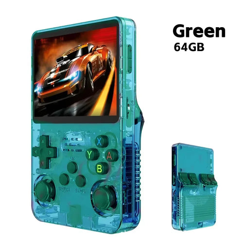 R36S Retro Handheld Video Game Console ARKOS System 3.5 Inch IPS
