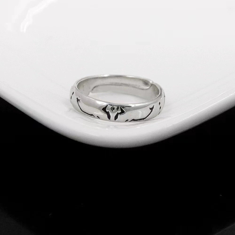 Anime Jujutsu Kaisen Ryomen Sukuna Itadori Yuji Ring Cosplay Metal