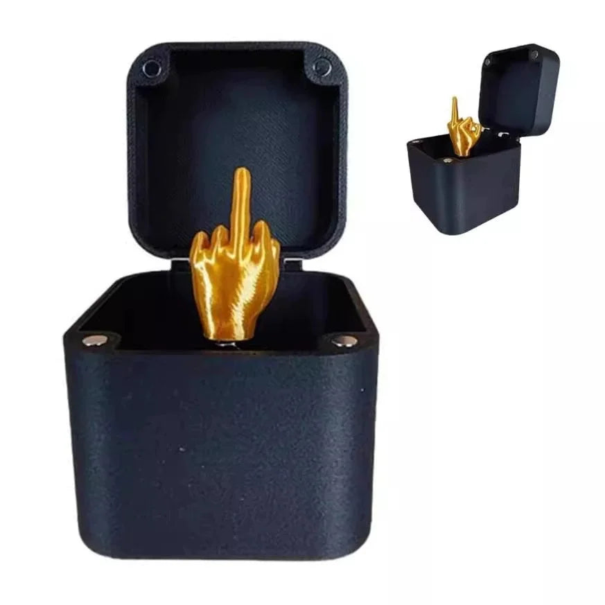 Middle Finger In A Box Out Of The Box Pop-up Middle Finger Gift Box