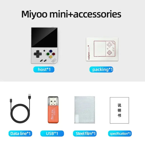 MIYOO Mini Plus Portable Retro Handheld Game Console 3.5-inch IPS HD