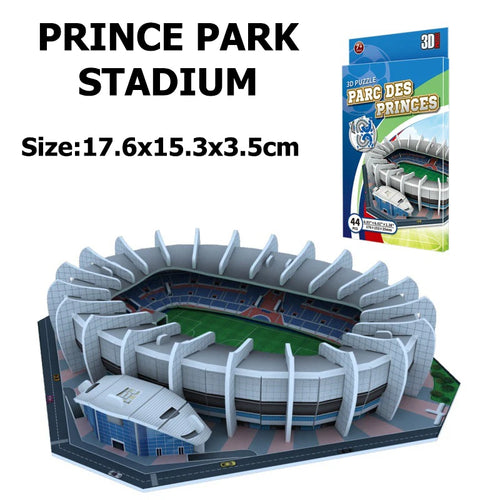 Miniature Football Field 3D DIY Puzzle World Famous Stadiums Models