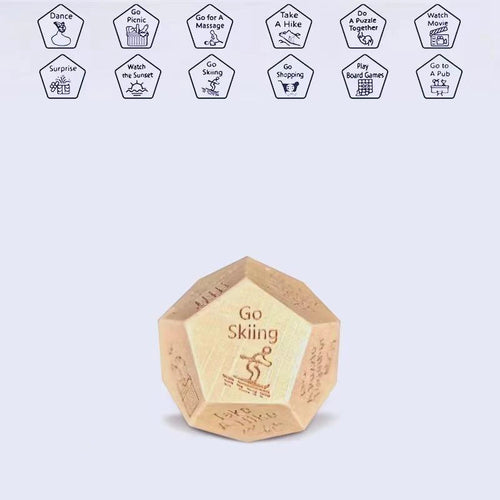 Dice for Her Him Couples Gift Ideas Food Decision Dice Games Christmas