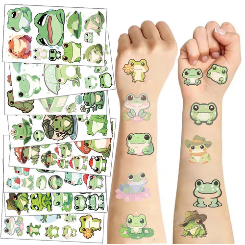 10 Sheets Dinosaurs Tattoo Sticker Temporary Fake Tattoo Arm Hands