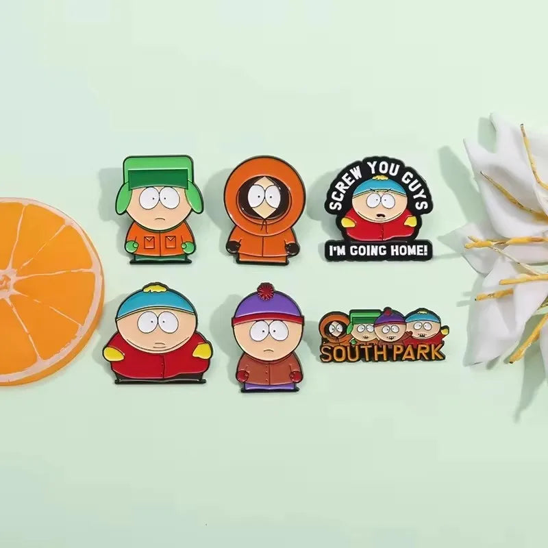 Cartoon Animated Character Enamel Pins Custom Cute Metal Brooches
