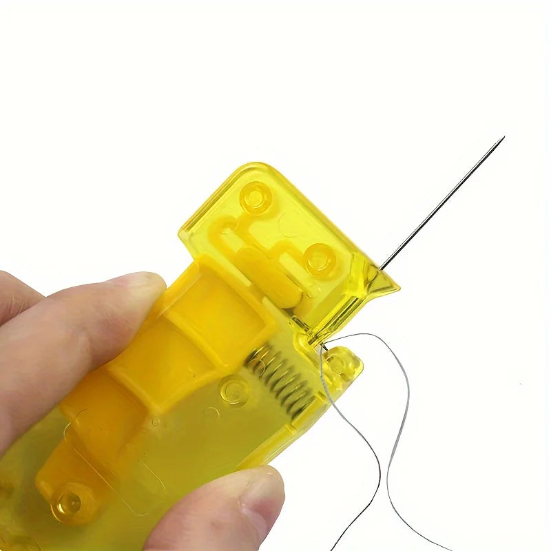 Automatic needle threader, DIY hand sewing needle threader, home
