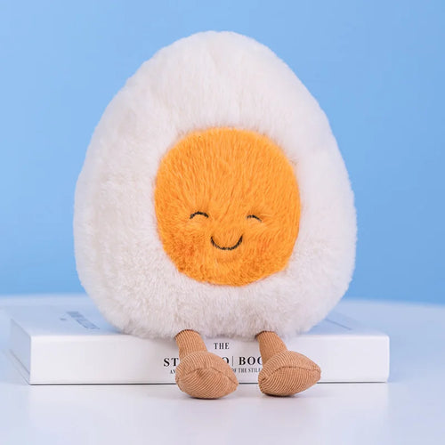 New Cartoon Egg Stuffed Toy Expression Food Bread Toast Series