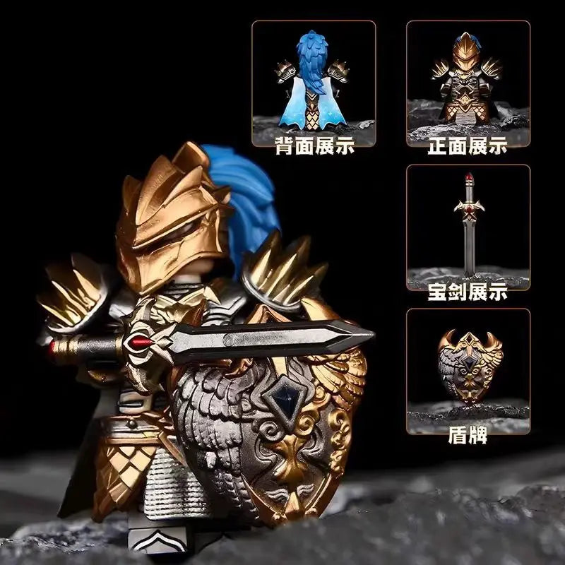 Lich King Medieval Round Table Knights building block Anime Sir