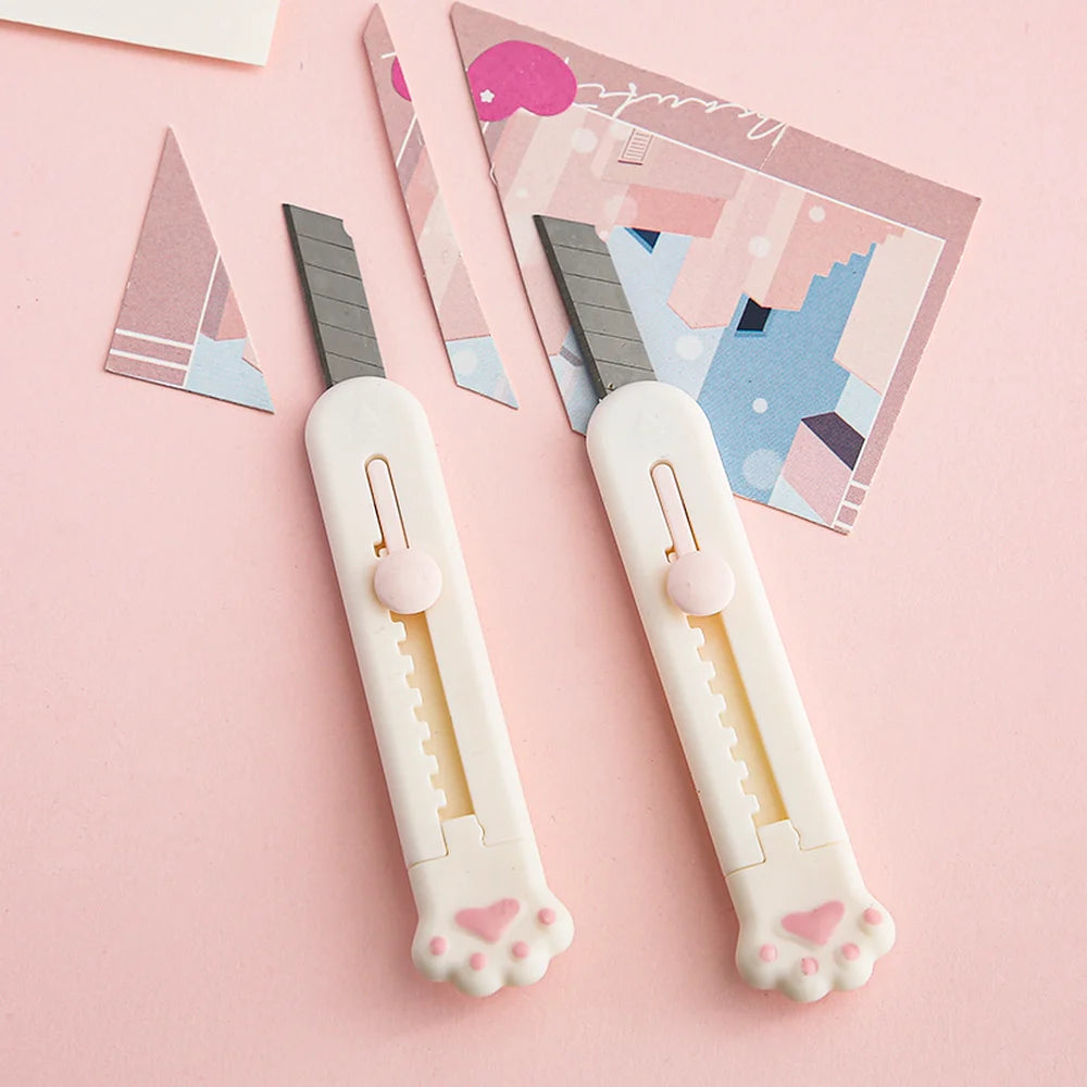 Mr.Paper Mini Portable Cat Claw Utility Knife Cute Creative Exquisite