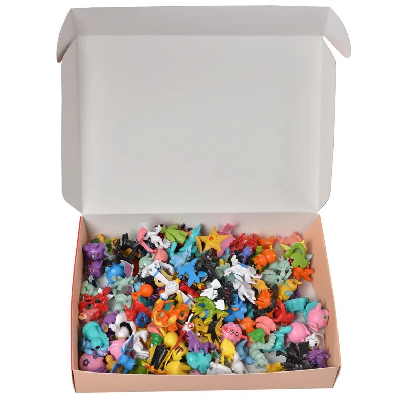 144 Style Pokemon Figure Toys Anime Pikachu Action Figure Model