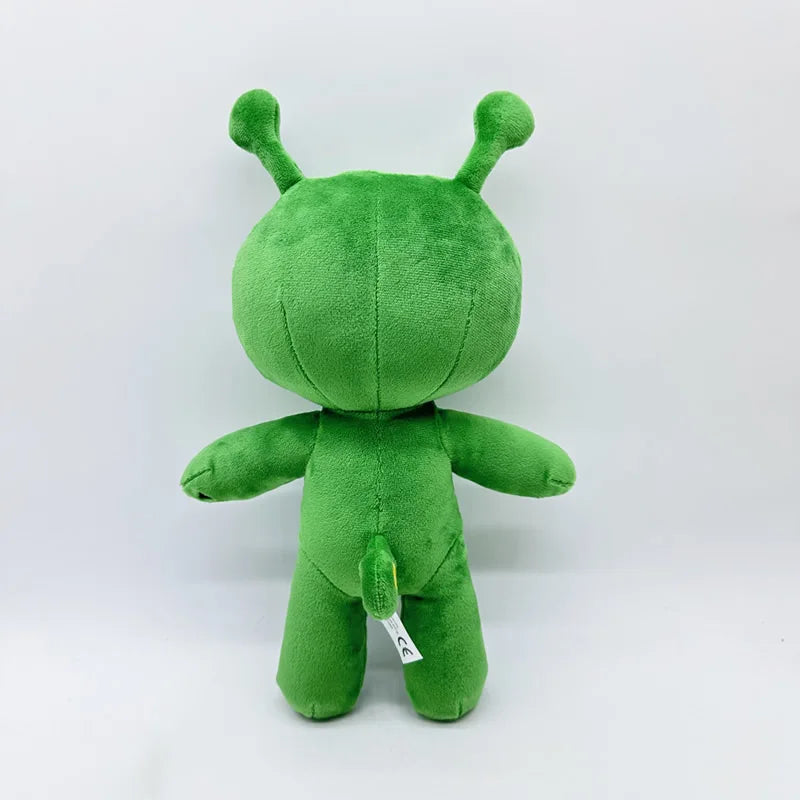 30cm Green Alien Plush Toy Anime Tentacled Horn Alien Monsters Horror