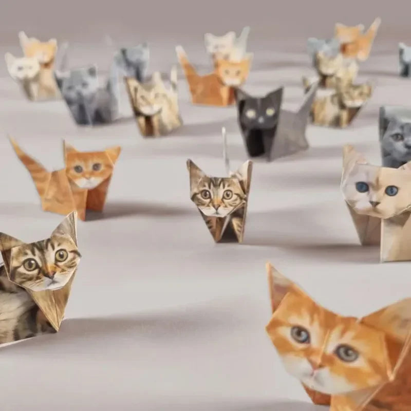 Creative DIY Paper Cats Handmade Origami Fun for Every Cat/Dog