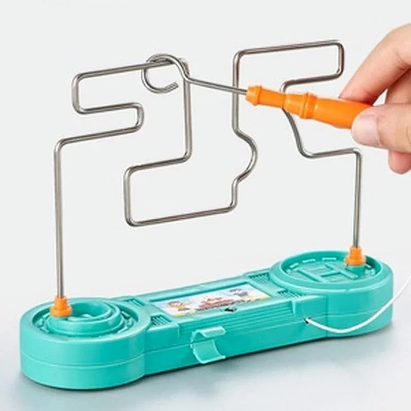 Kids Collison Electric Shock Toy Education Electric Touch Maze Game