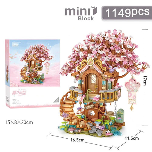 Street View Series Building blocks Izakaya Shaved Ice Shop Takoyaki