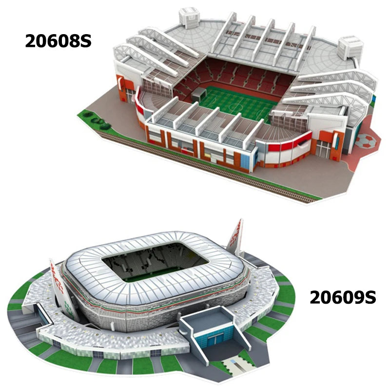 Miniature Football Field 3D DIY Puzzle World Famous Stadiums Models
