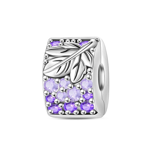 Original 925 Sterling Silver Clip Charm Inlaid Zircon Cat Butterfly