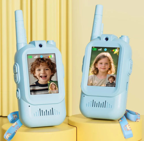 Children's Video Walkie-Talkie 2-Pack with Display Screen Voice