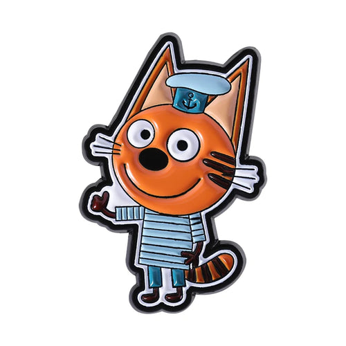 1-9 Pcs/Set Anime Turbo Granny Luck Cat Brooch Enamel Pins Cartoon