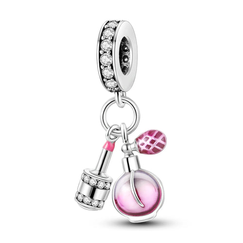 MULA 1PC Silver Plated Dangle Charms Fit Original Snake Chain Charm