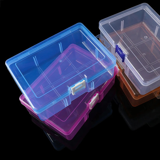 1pcs Transparent Plastic Storage Boxes For Jewelry Hardware