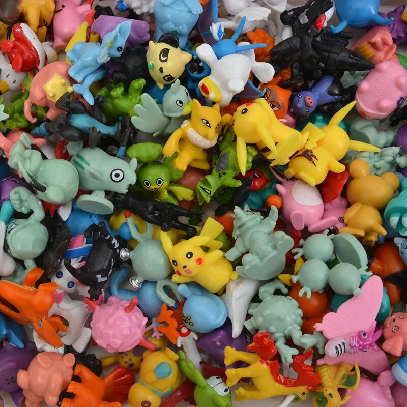 144 Style Pokemon Figure Toys Anime Pikachu Action Figure Model