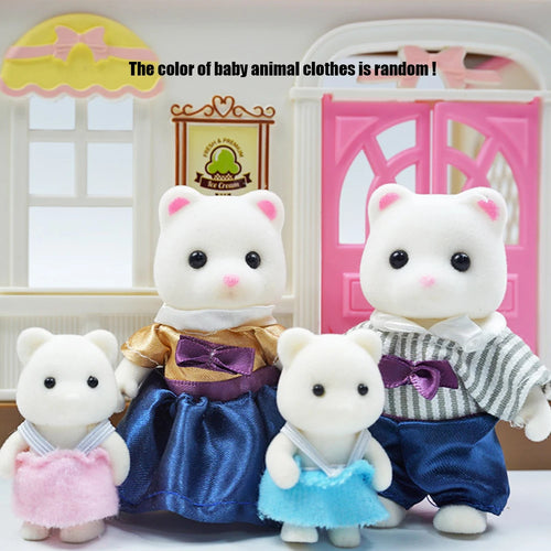 Rabbit Doll 1/12 Micro Dollhouse Reindeer Sheep Elephant Squirrel