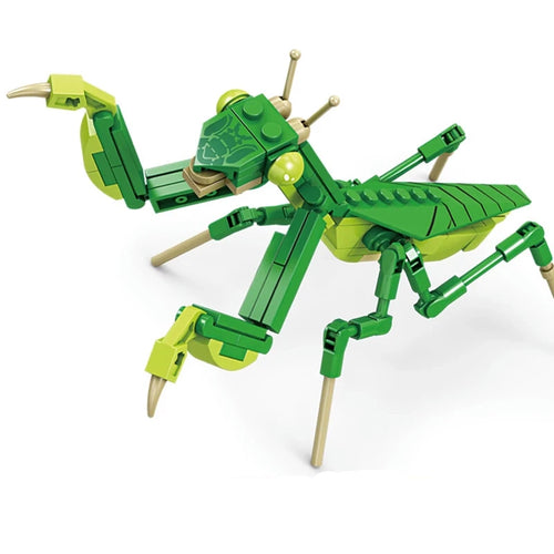 Creative Building Blocks Insect Model Bee Dragonfly Ant Mantis