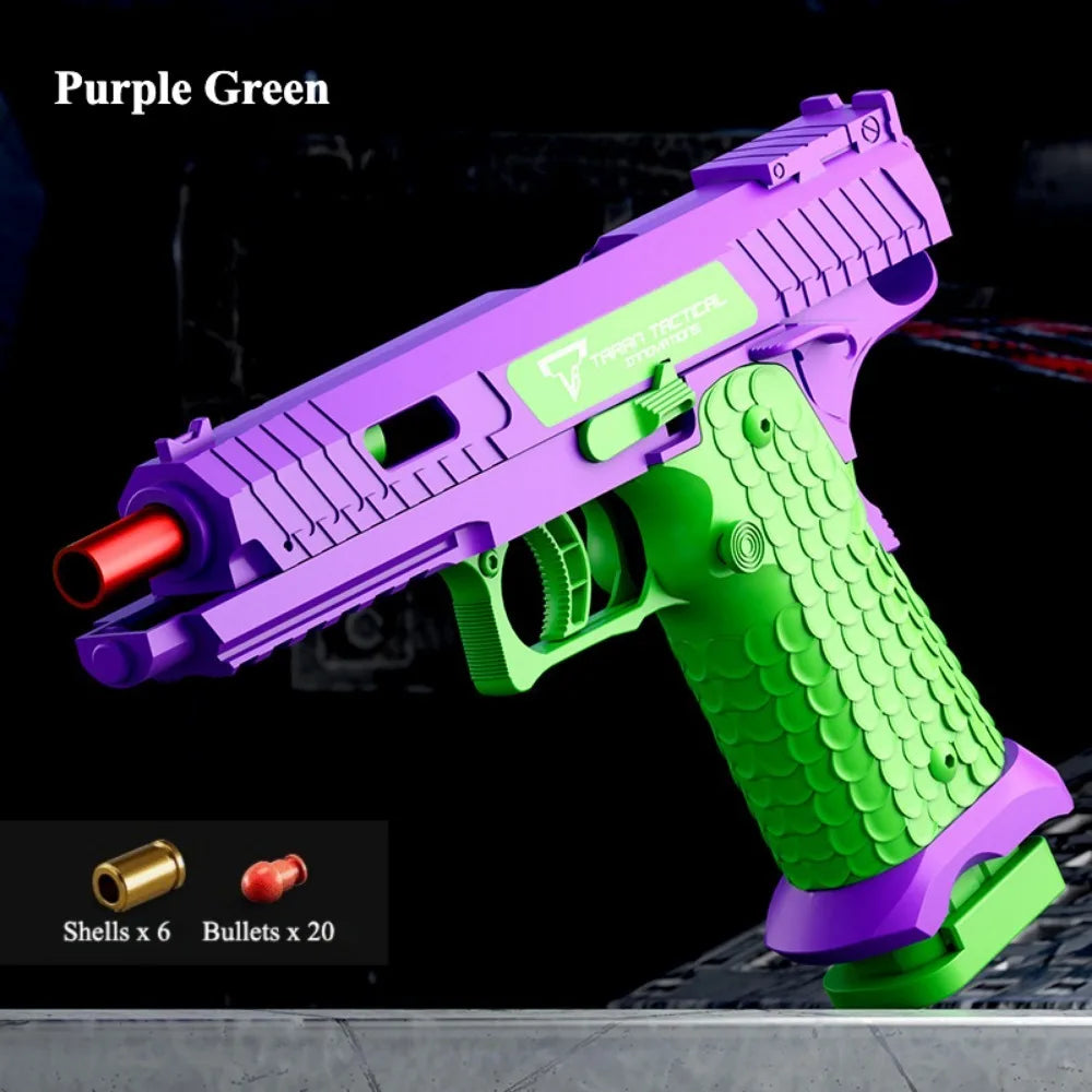 SIG17 Shell Throwing Toy Gun Continuous Firing Blowback Soft Bullet