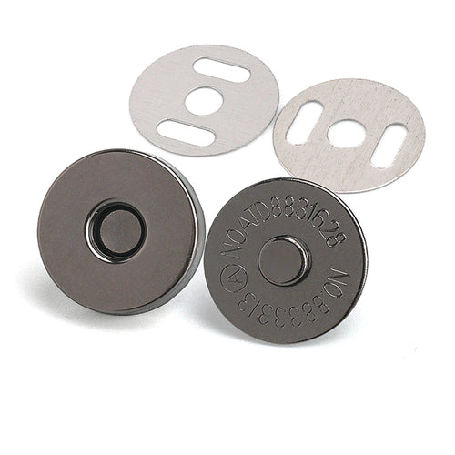 10 Pcs/Pack 14-18MM Magnetic Snap Fasteners Clasps Buttons Handbag