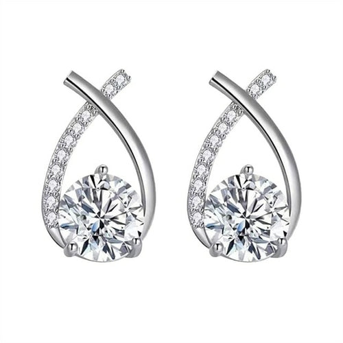 Skeds Fashion Cross Stud Earrings For Women Girls Korean Style Elegant