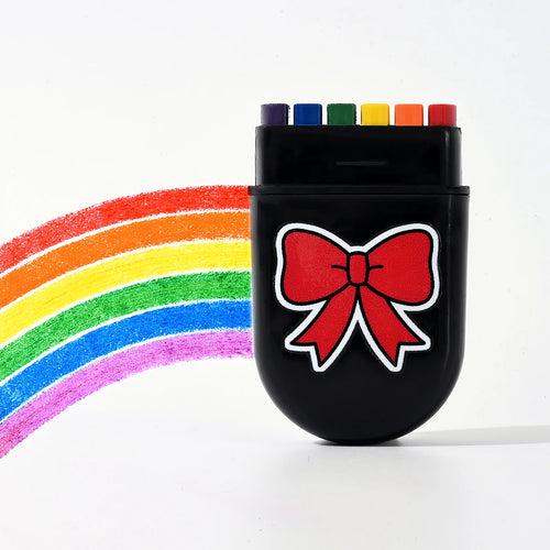 2 Pcs Rainbow Crayon Paint Color Set - Birthday Party Colorful Theme