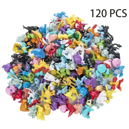24-144Style Pokemon Anime Figure Pikachu Action Model 2-3CM Ornamental