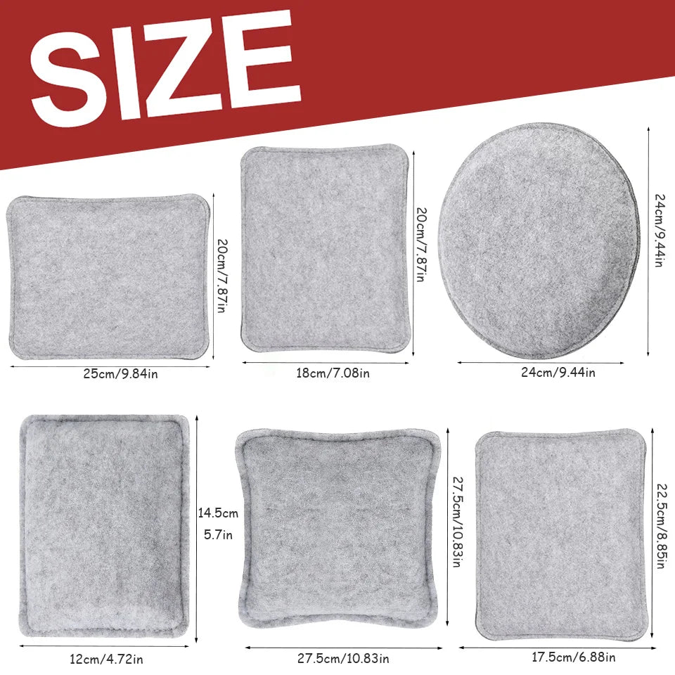 BUDDUR 1PC Wool Felting Pad Needle Felting Poked Pad Wool Felt