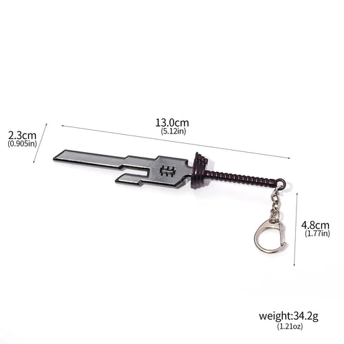 Anime Jujutsu Kaisen Keychain Nanami Kento Fushiguro Toji Weapon Model