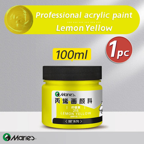 Marie's Art Acrylic Paint,3.38oz/100ml,Rich Pigmented,Painting for