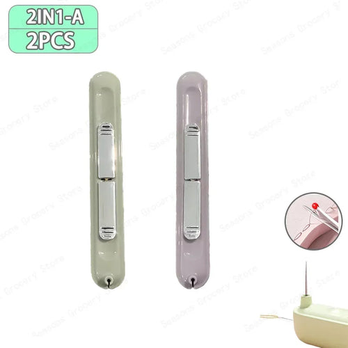 2 In 1 Needle Threader and Seam Ripper Tool Multifunctional Sewing