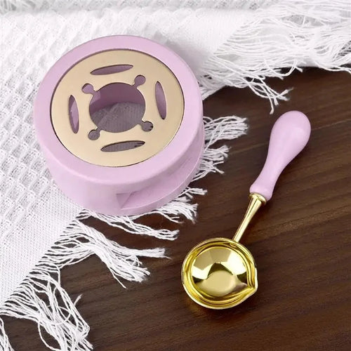 2/3pcs Wax Seal Set Wood Wax Melting Lacquer Furnace With