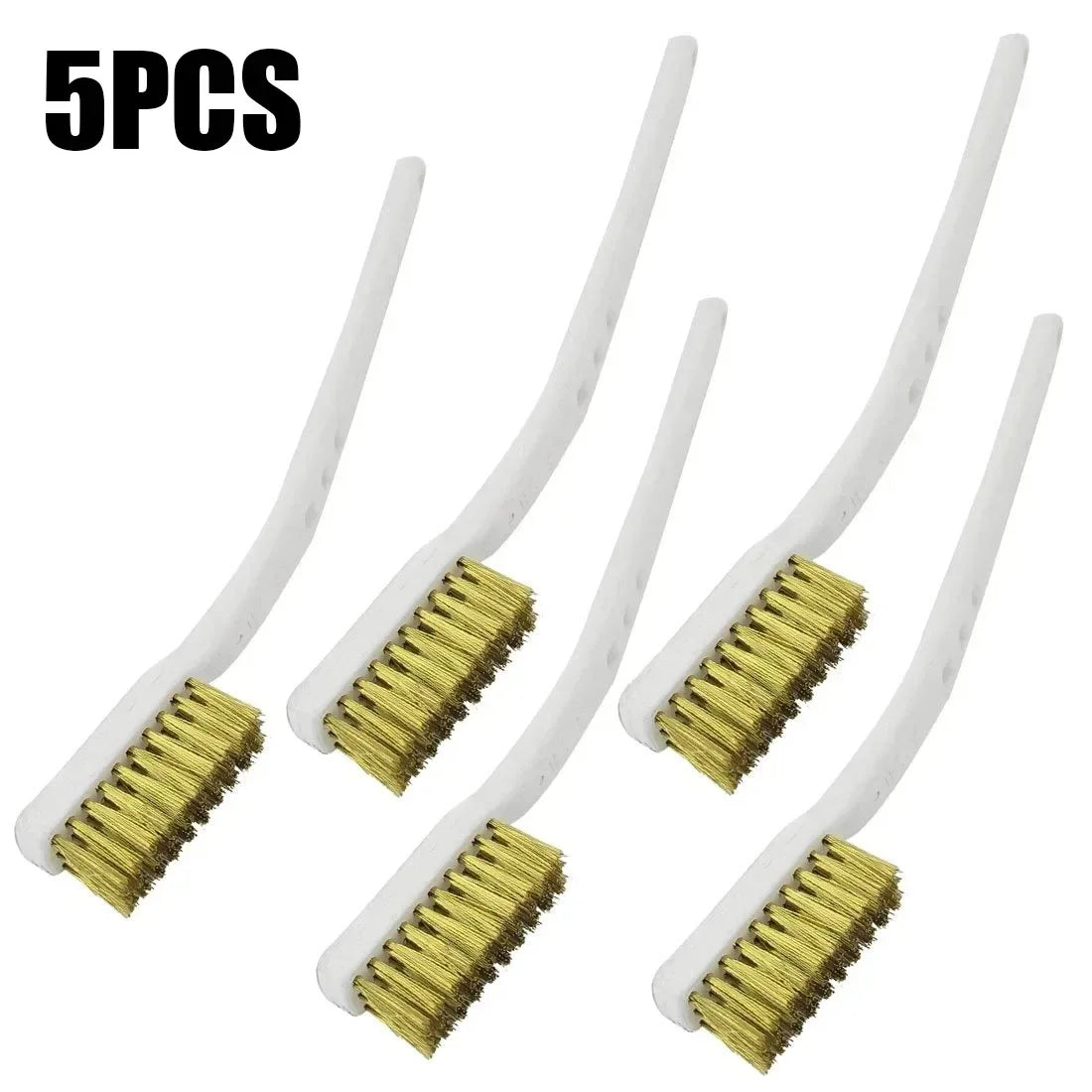 5Pcs Mini Rust Remover Paint Brushes Set for DIY Crafts Industrial